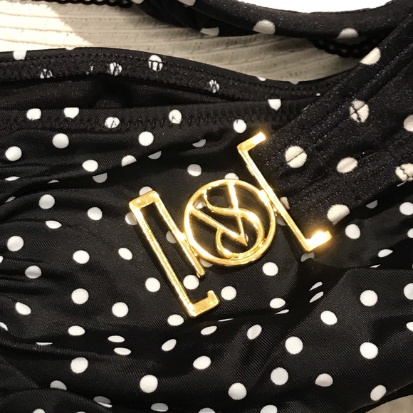 Victoria’s Secret bikini push up poke dot two toned 34DD/S or other bottoms - Picture 9 of 15